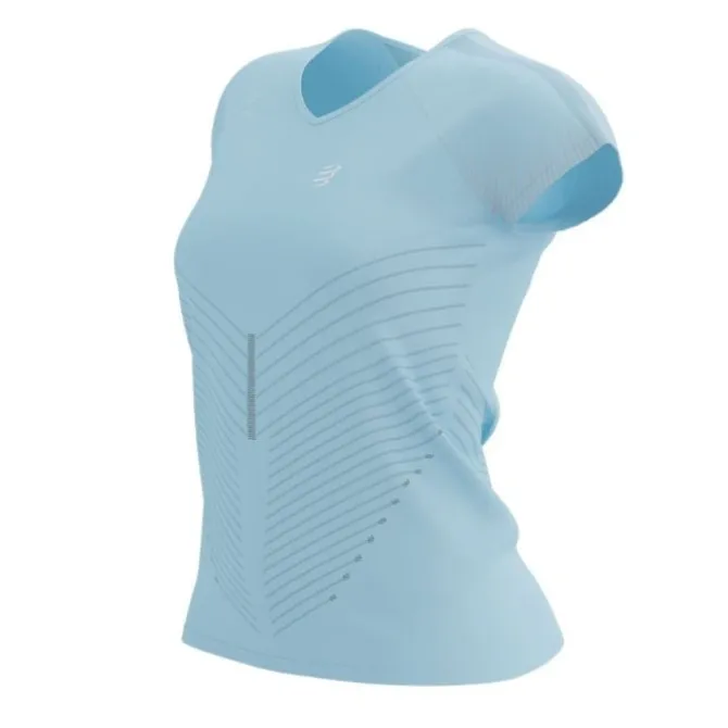Compressport Laufshirts>Performance SS T-shirt Blau