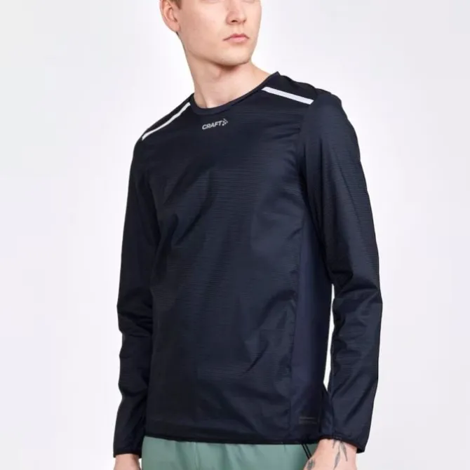 Craft Laufshirts>Pro Hypervent LS Wind Top Schwarz