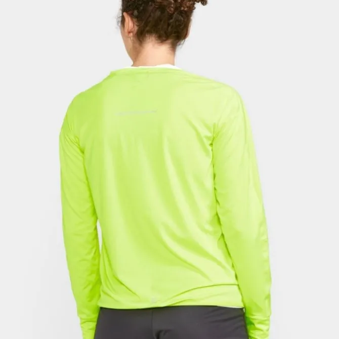 Craft Laufshirts>PRO Hypervent LS Wind Top Gelb
