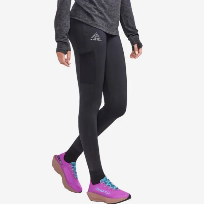 Craft Laufhosen>Pro Trail Tights Schwarz