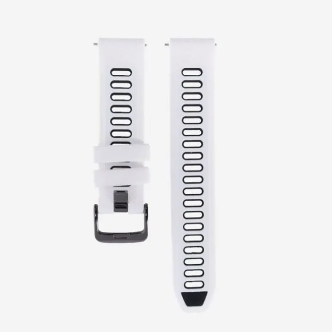 Elevate Uhrenarmbänder>Watch Band for Forerunner 18mm (Silicone) Weiß