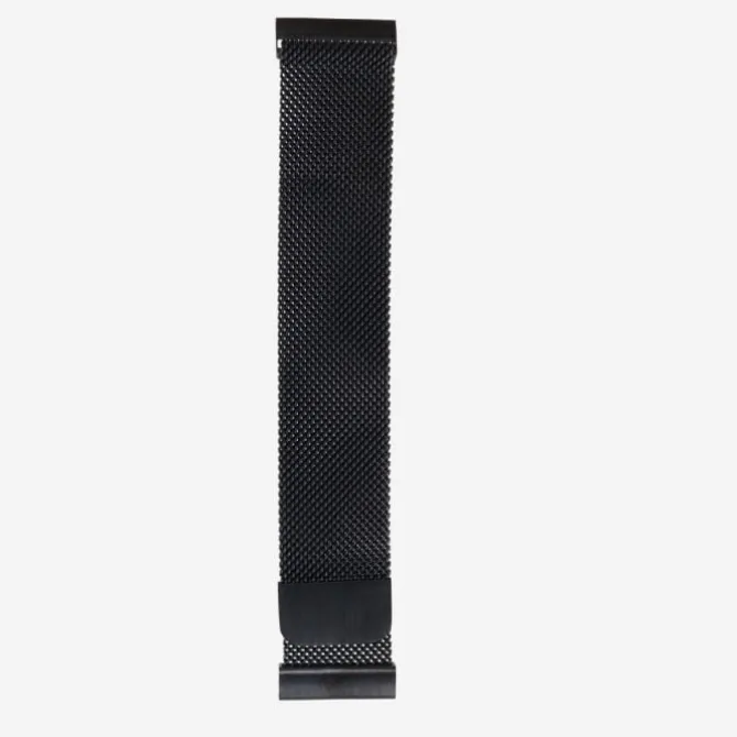 Elevate Uhrenarmbänder>Watch Band for Forerunner 22mm (Stainless Steel) Schwarz