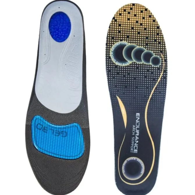 Endurance Einlegesohlen>Arch Support High Soles Schwarz