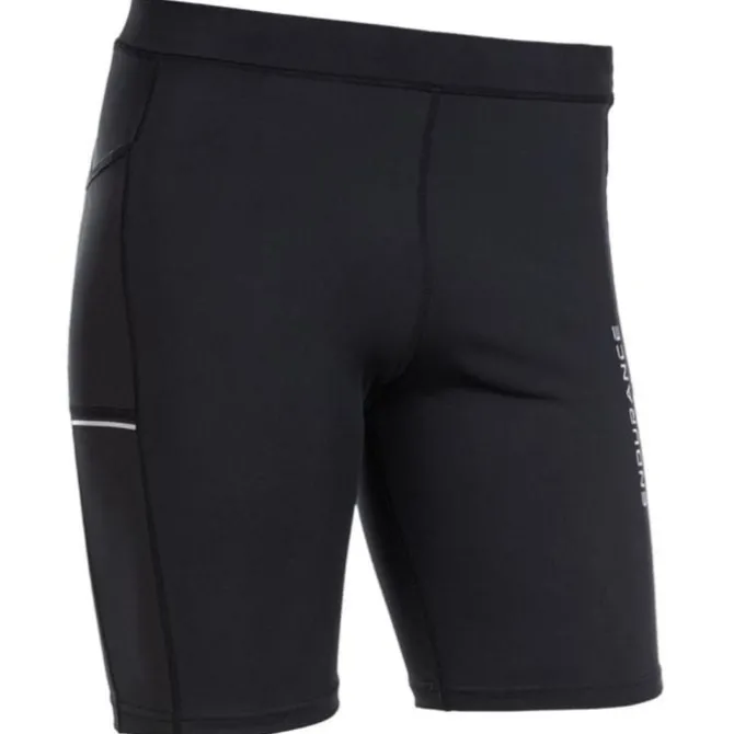 Endurance Laufshorts>Energy Short Tights Schwarz