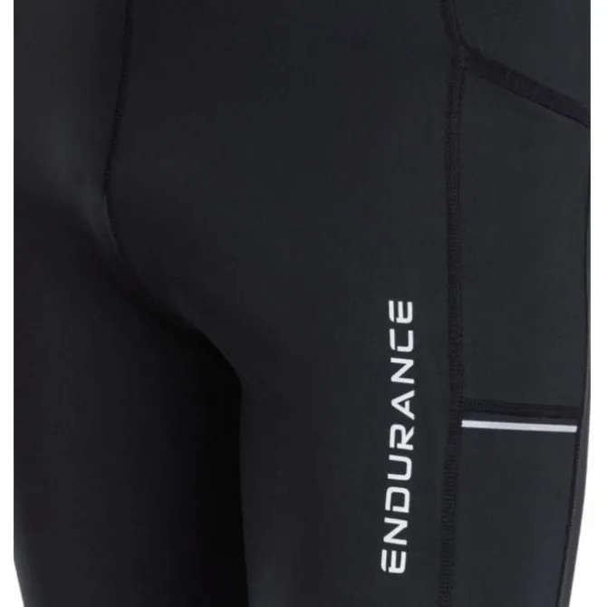Endurance Laufshorts>Energy Short Tights Schwarz