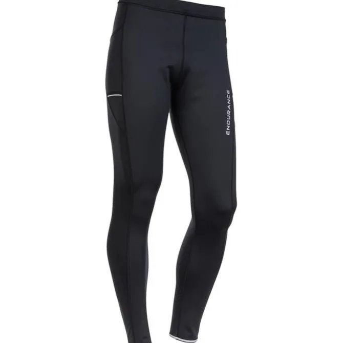 Endurance Laufhosen>Energy Windblock Tights Schwarz