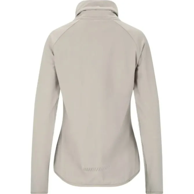 Endurance Laufshirts>Littao Melange Midlayer Braun