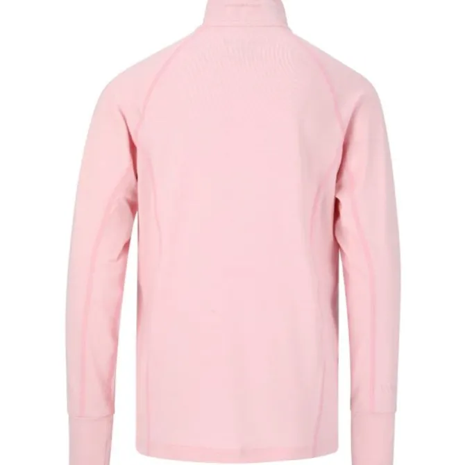 Endurance Langarmshirts>Melange Performance Midlayer Rot-violett