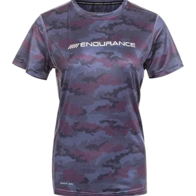 Endurance Laufshirts>Renai Printed S/S Tee