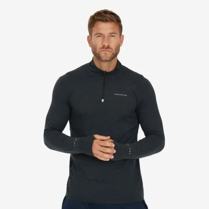 Endurance Laufshirts>Tune Melange Midlayer