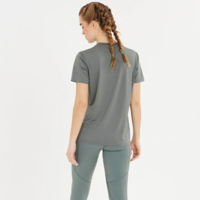 Endurance Laufshirts>Yonan Performance S/S Tee Grau