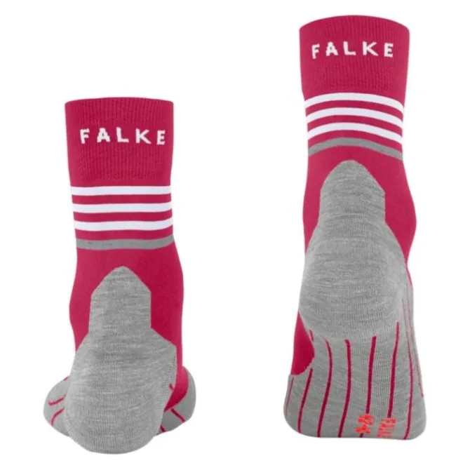 Falke Socken & Strümpfe | Laufsocken>RU4 Endurance Reflect Rot-violett