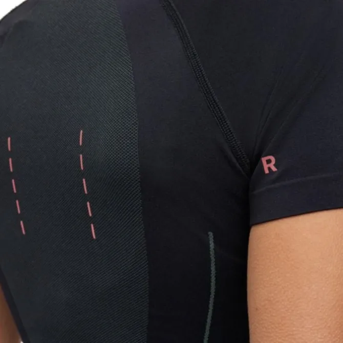 Falke Laufshirts>RU Short Sleeve Tee Warm Schwarz