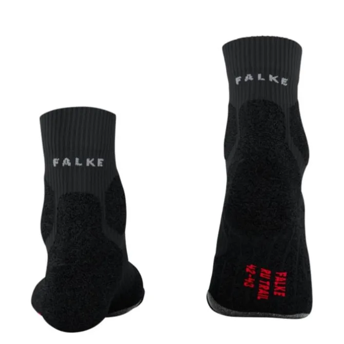 Falke Socken & Strümpfe | Laufsocken>RU Trail Grip Socks Schwarz