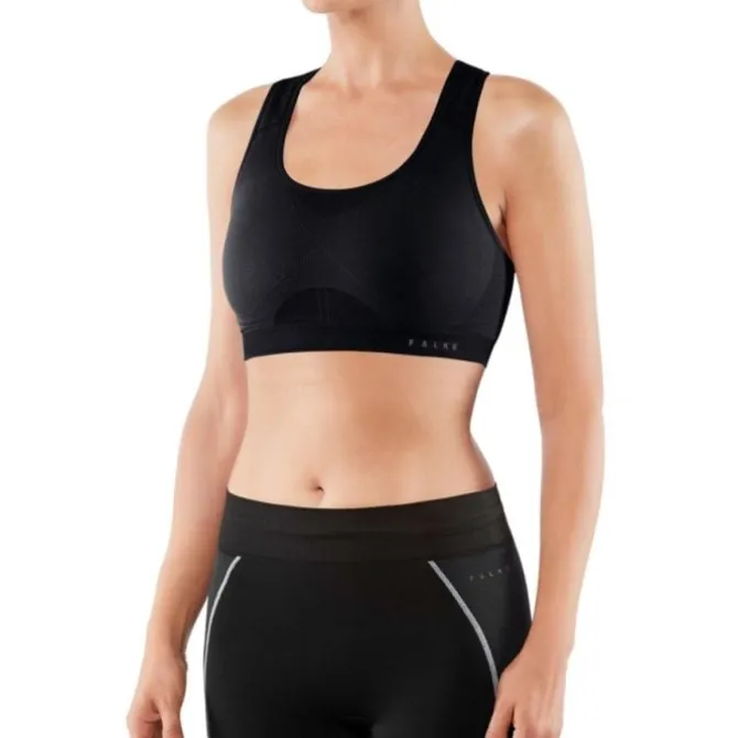 Falke Sport-bhs | Laufunterwüsche>Women's Madison Low Support Sports Bra Schwarz