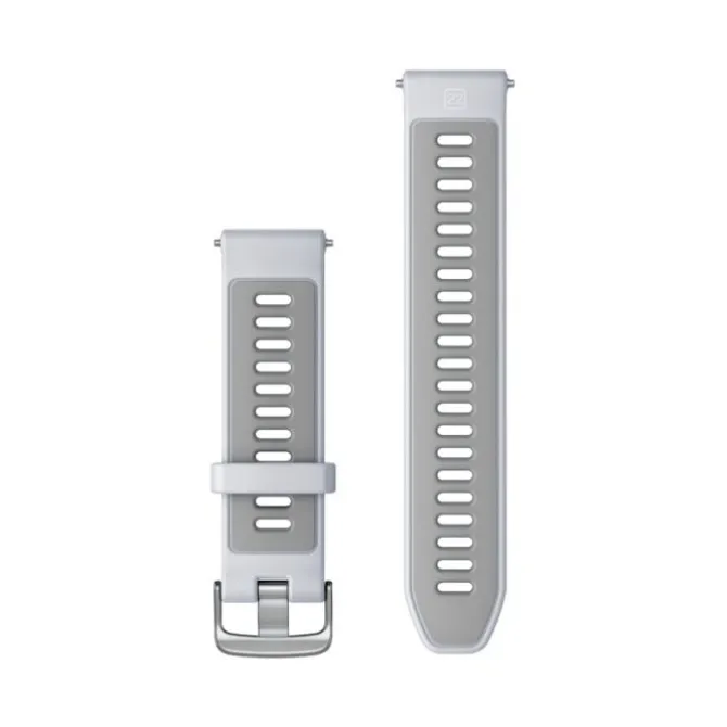 Garmin Uhrenarmbänder>Quick Release 22 mm Forerunner 965 Strap (Silicone) Grau