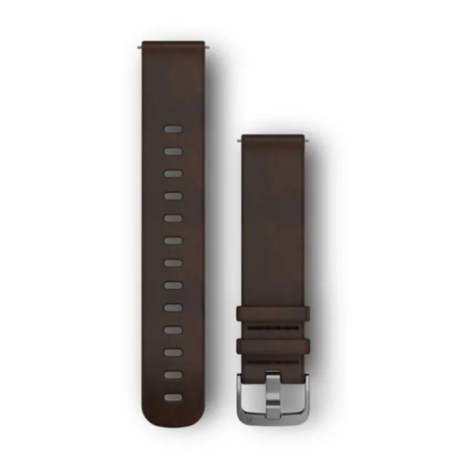 Garmin Uhrenarmbänder>Quick Release 20 mm Strap (Leather)