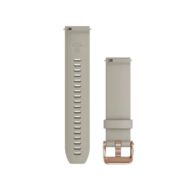 Garmin Uhrenarmbänder>Quick Release 20 mm Strap (Silicone) Braun