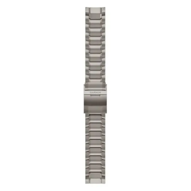 Garmin Uhrenarmbänder>QuickFit® 22 Band (Headened Swept-link Titanium Bracelet)