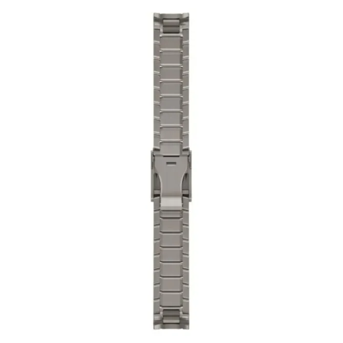 Garmin Uhrenarmbänder>QuickFit® 22 Band (Headened Swept-link Titanium Bracelet)