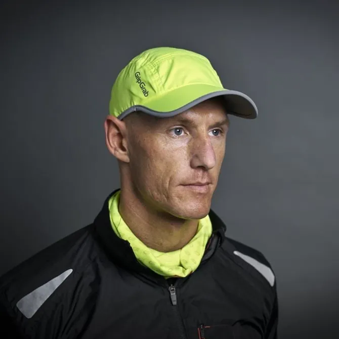 GripGrab Caps | Mützen, Handschuhe Und Kappen>Hi-Vis Lightweight Running Cap Gelb
