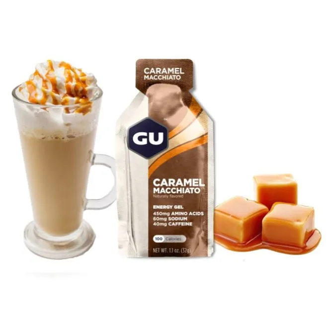 GU Energy Sportnahrung>Gel Caffeine (Caramel Macchiato)