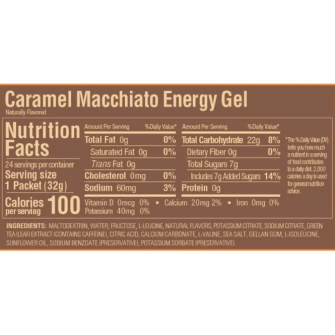 GU Energy Sportnahrung>Gel Caffeine (Caramel Macchiato)