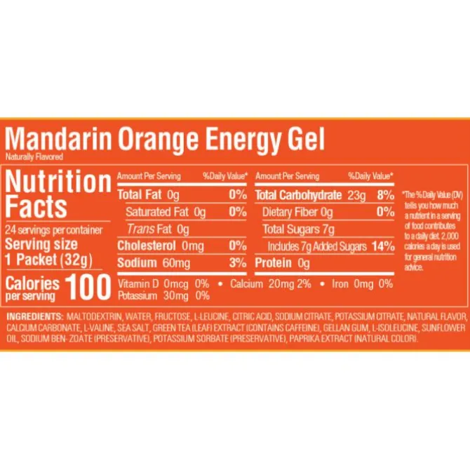 GU Energy Sportnahrung>Gel Caffeine (Mandarin Orange)