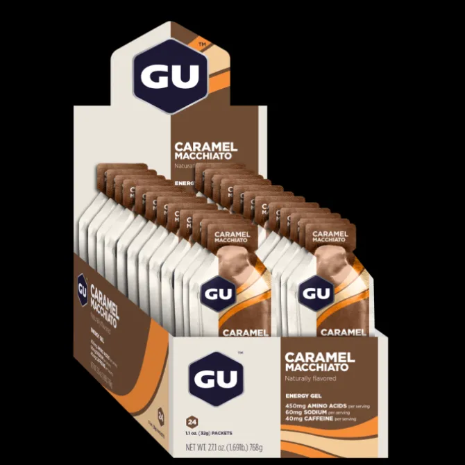 GU Energy Sportnahrung>Gel Caffeine 24x32g (Caramel Macchiato)