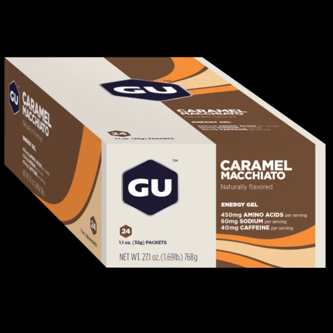 GU Energy Sportnahrung>Gel Caffeine 24x32g (Caramel Macchiato)