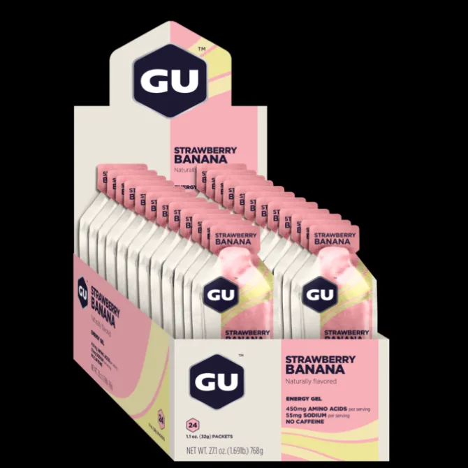 GU Energy Sportnahrung>Gel 24x32g (Strawberry Banana)