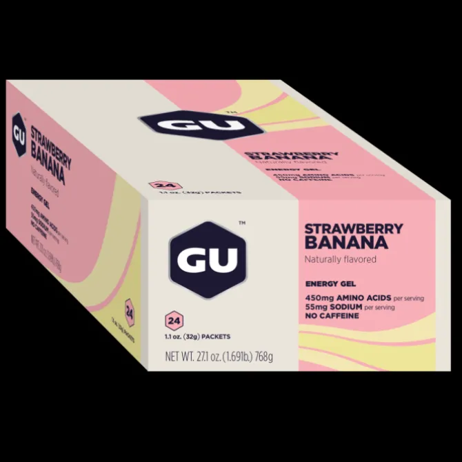 GU Energy Sportnahrung>Gel 24x32g (Strawberry Banana)