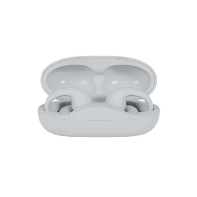 Happy Plugs In-ear Kopfhörer>Headphone Clip OWS True-Wireless Weiß