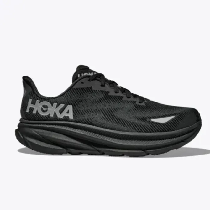 Hoka Wanderschuhe Angebot | Wasserdichte Wanderschuhe>Clifton 9 GTX Schwarz