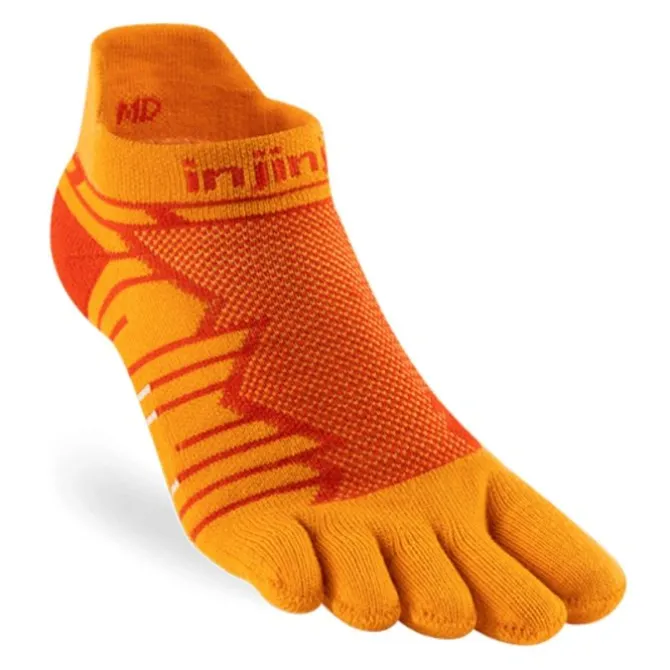 Injinji Socken & Strümpfe | Laufsocken>Ultra Run Mid Weight No-show Orange