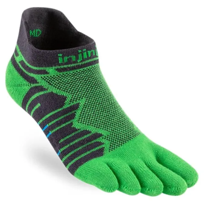 Injinji Socken & Strümpfe | Laufsocken>Ultra Run Mid Weight No-show Grün
