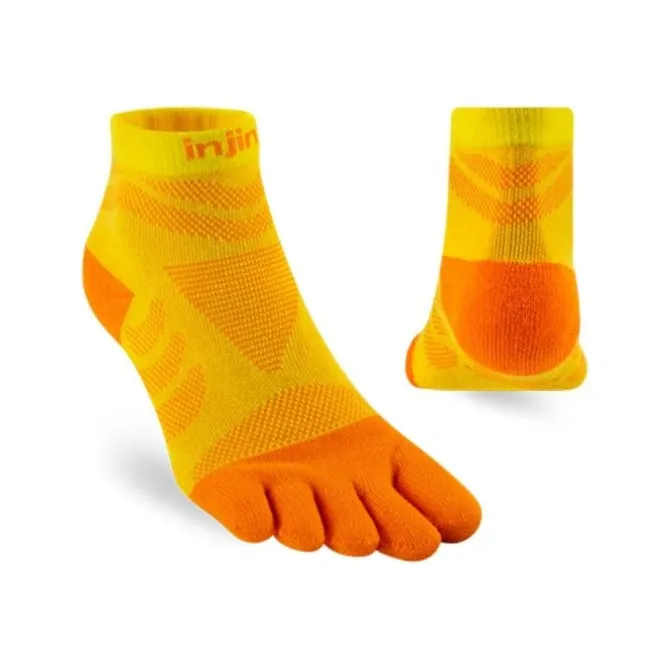 Injinji Socken & Strümpfe | Laufsocken>Ultra Run Midweight Mini Crew Gelb