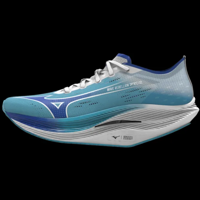 Mizuno Neutrale Laufschuhe | Carbon Laufschuhe>Wave Rebellion Pro 2 Weiß