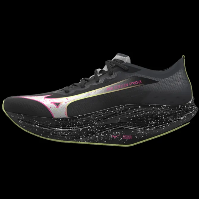Mizuno Neutrale Laufschuhe | Carbon Laufschuhe>Wave Rebellion Pro 2 Schwarz