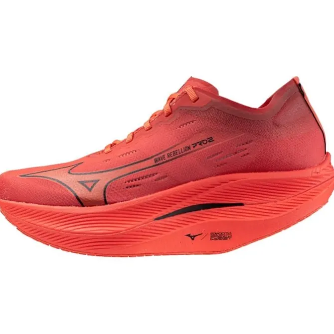 Mizuno Neutrale Laufschuhe | Carbon Laufschuhe>Wave Rebellion Pro 2 Rot
