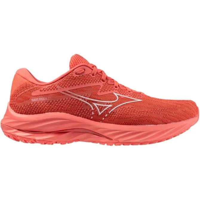 Mizuno Neutrale Laufschuhe | Allround Laufschuhe>Wave Rider 27 Rot