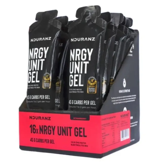 Nduranz Sportnahrung>Nrgy Unit Gel - Box 16 Schwarz