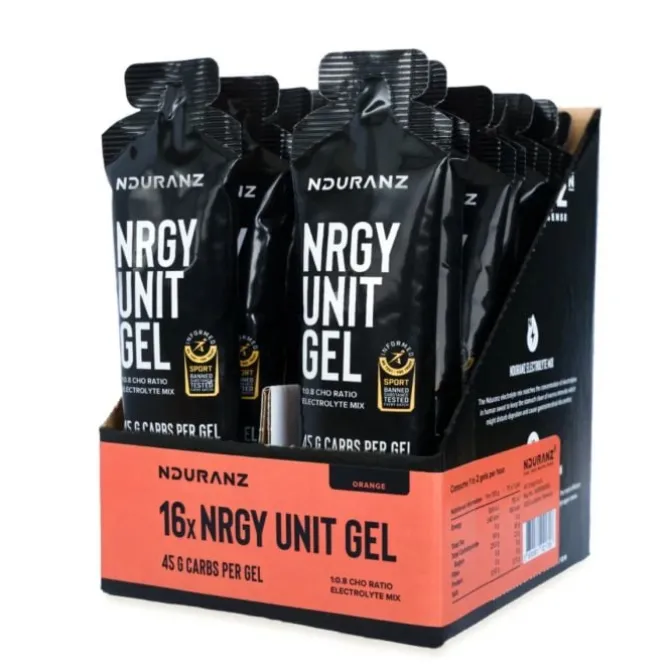 Nduranz Sportnahrung>Nrgy Unit Gel - Box 16 Weiß