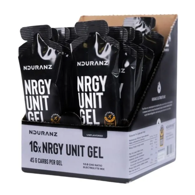 Nduranz Sportnahrung>Nrgy Unit Gel - Box 16 Weiß