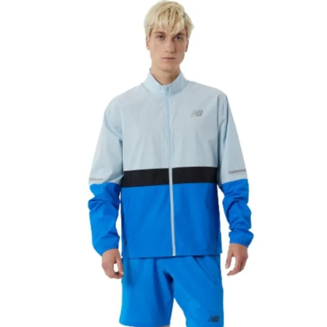 New Balance Laufjacken>Accelerate Jacket Blau
