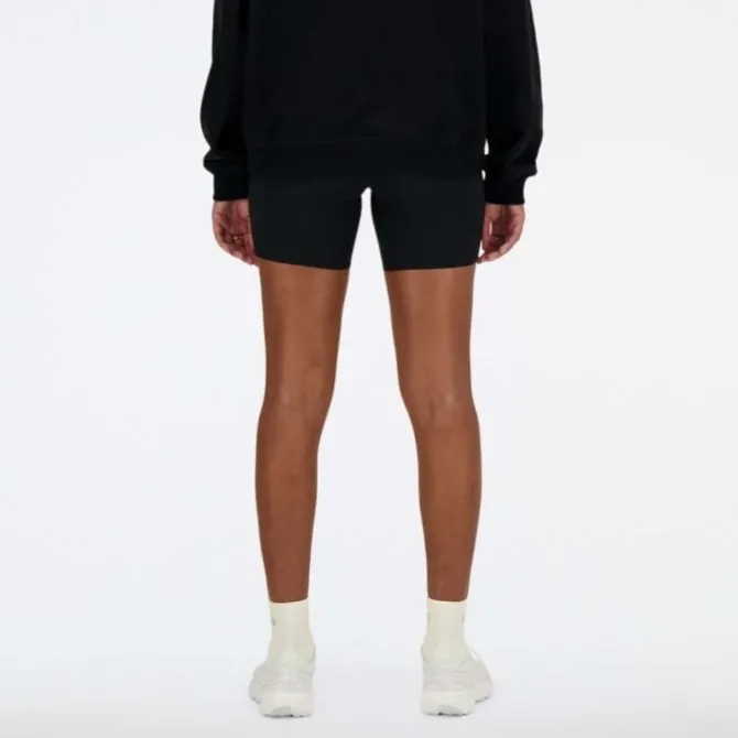 New Balance Laufshorts>Athletics 6 Inch Fitted High Rise Pkt Short Schwarz