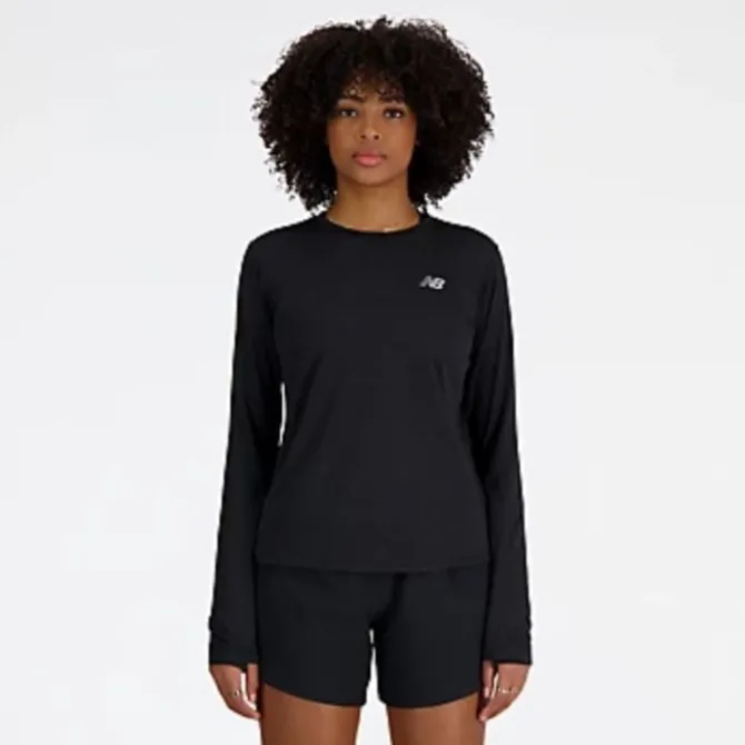 New Balance Laufshirts>Athletics Long Sleeve Schwarz
