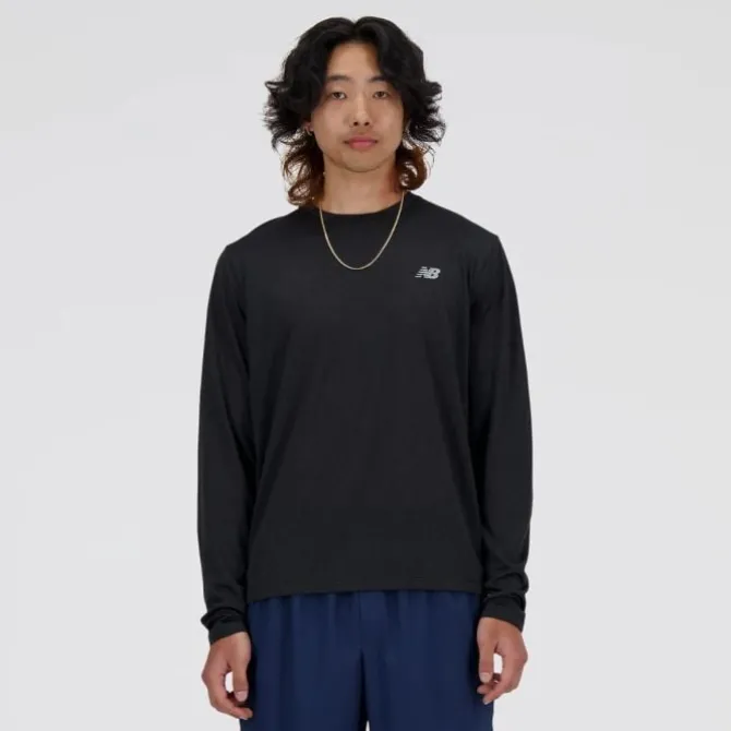 New Balance Laufshirts>Athletics Run Long Sleeve T-Shirt Schwarz