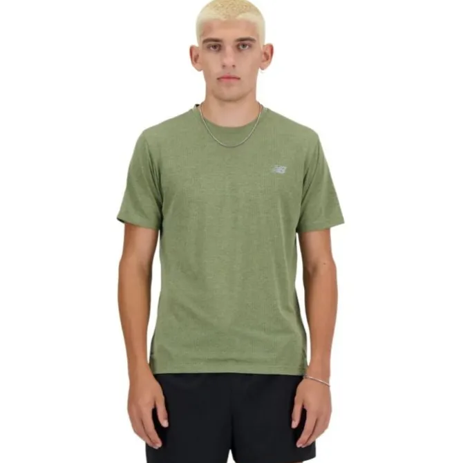 New Balance Laufshirts>Athletics Run T-shirt Grün
