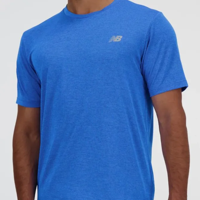 New Balance Laufshirts>Athletics T-Shirt Blau